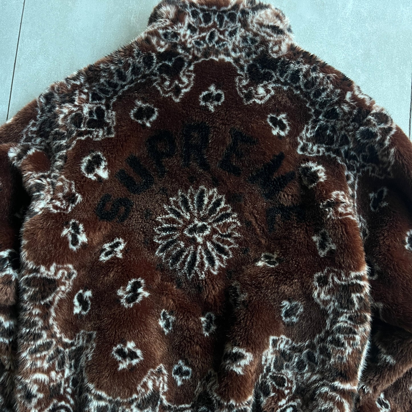 Supreme Bandana Faux Fur
