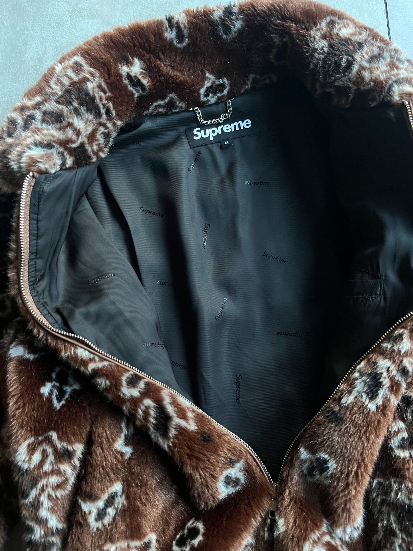 Supreme Bandana Faux Fur