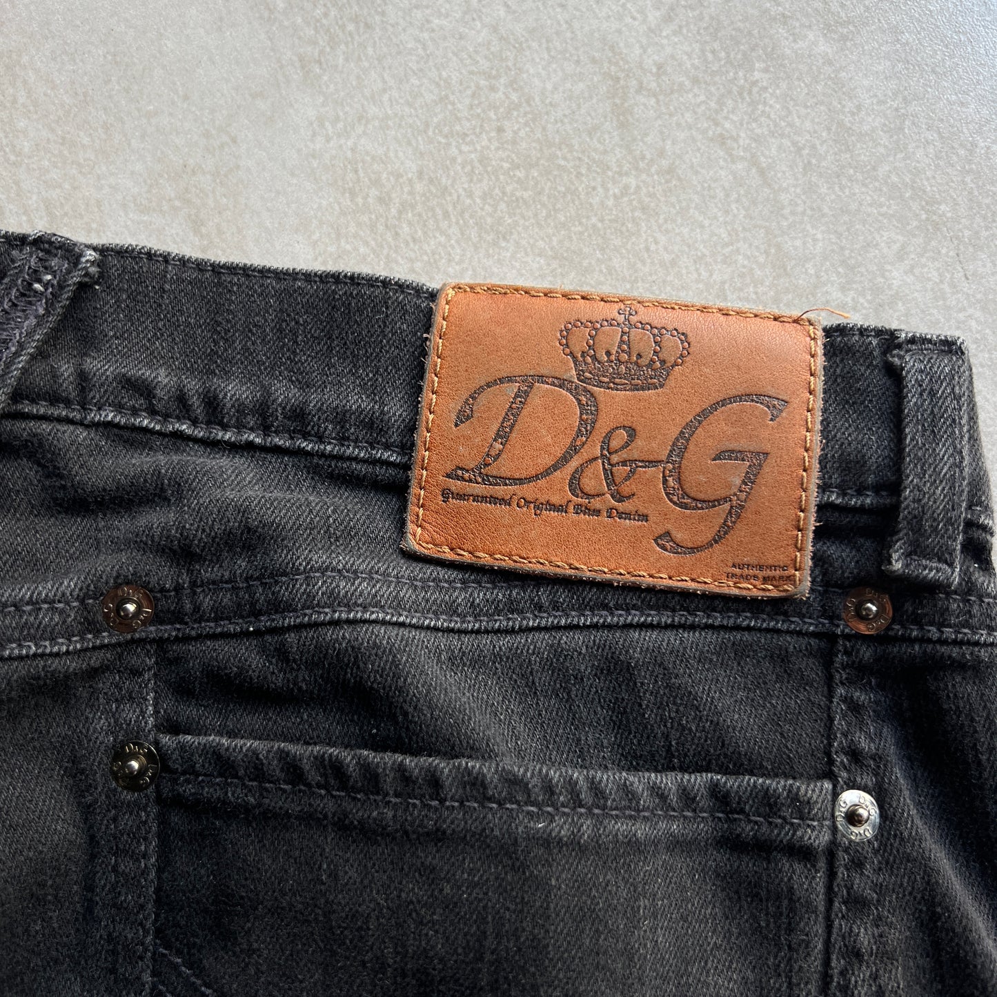Dolce & Gabbana Low waist denim pants