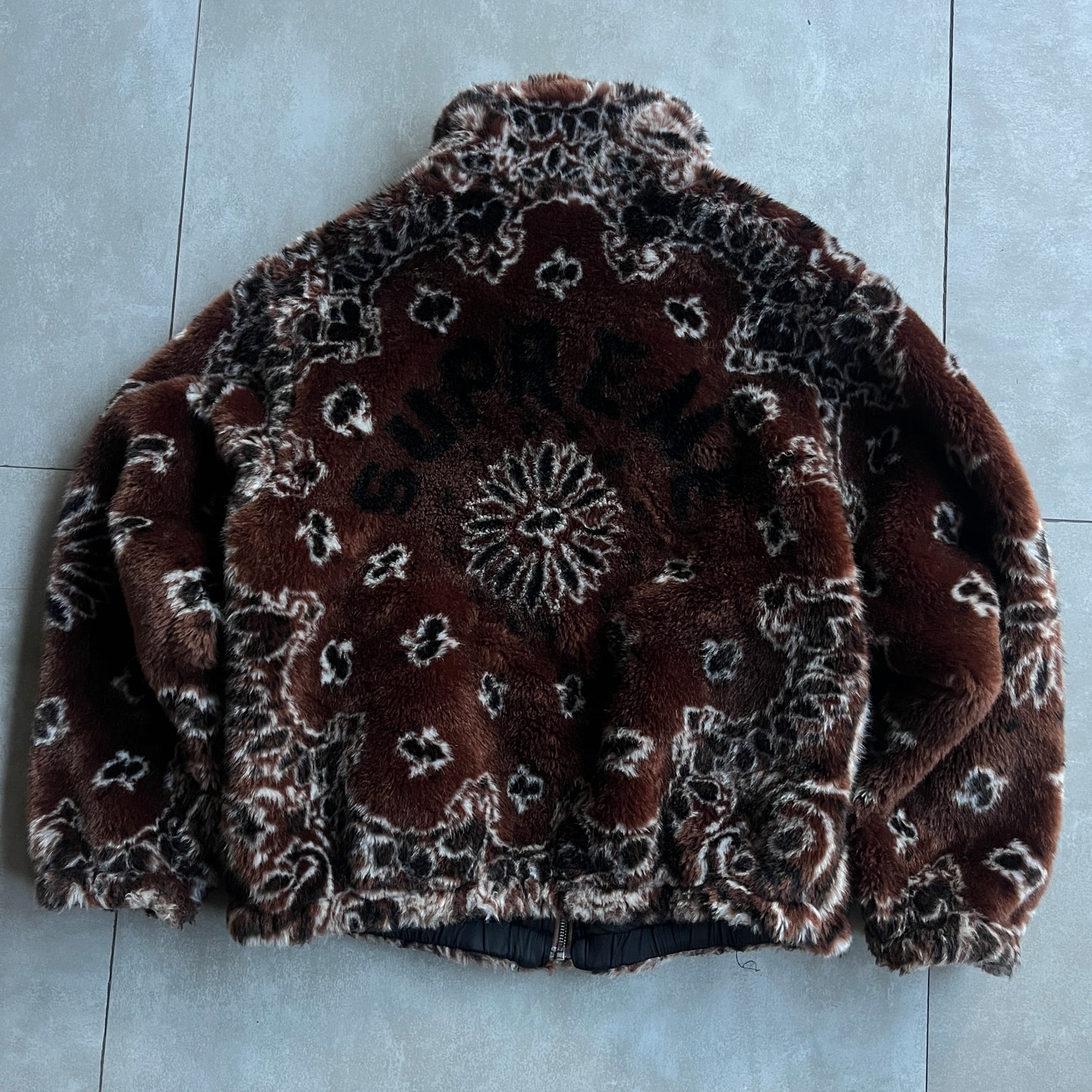 Supreme Bandana Faux Fur