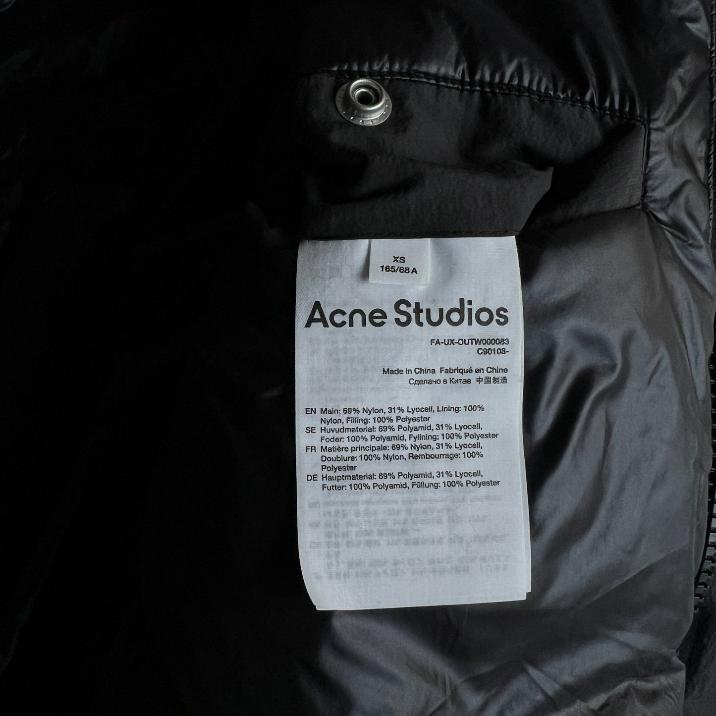 Parka Acne Studios