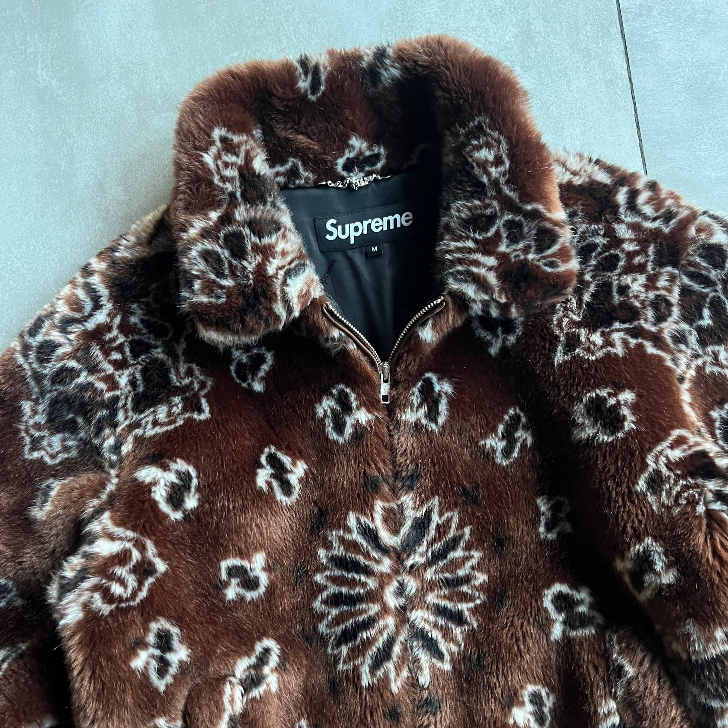 Supreme Bandana Faux Fur