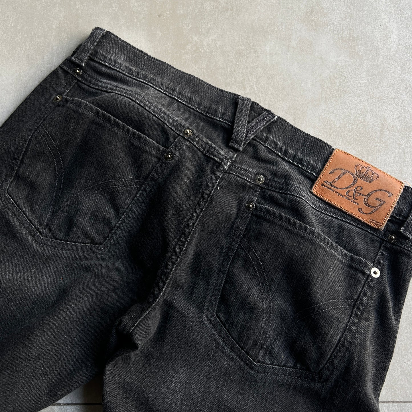 Dolce & Gabbana Low waist denim pants