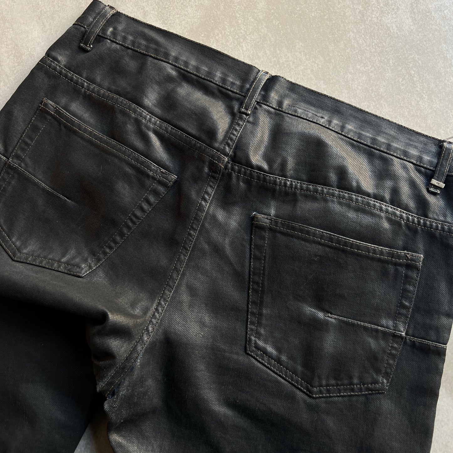 Dior Luster Waxed Denim Hedi Slimane