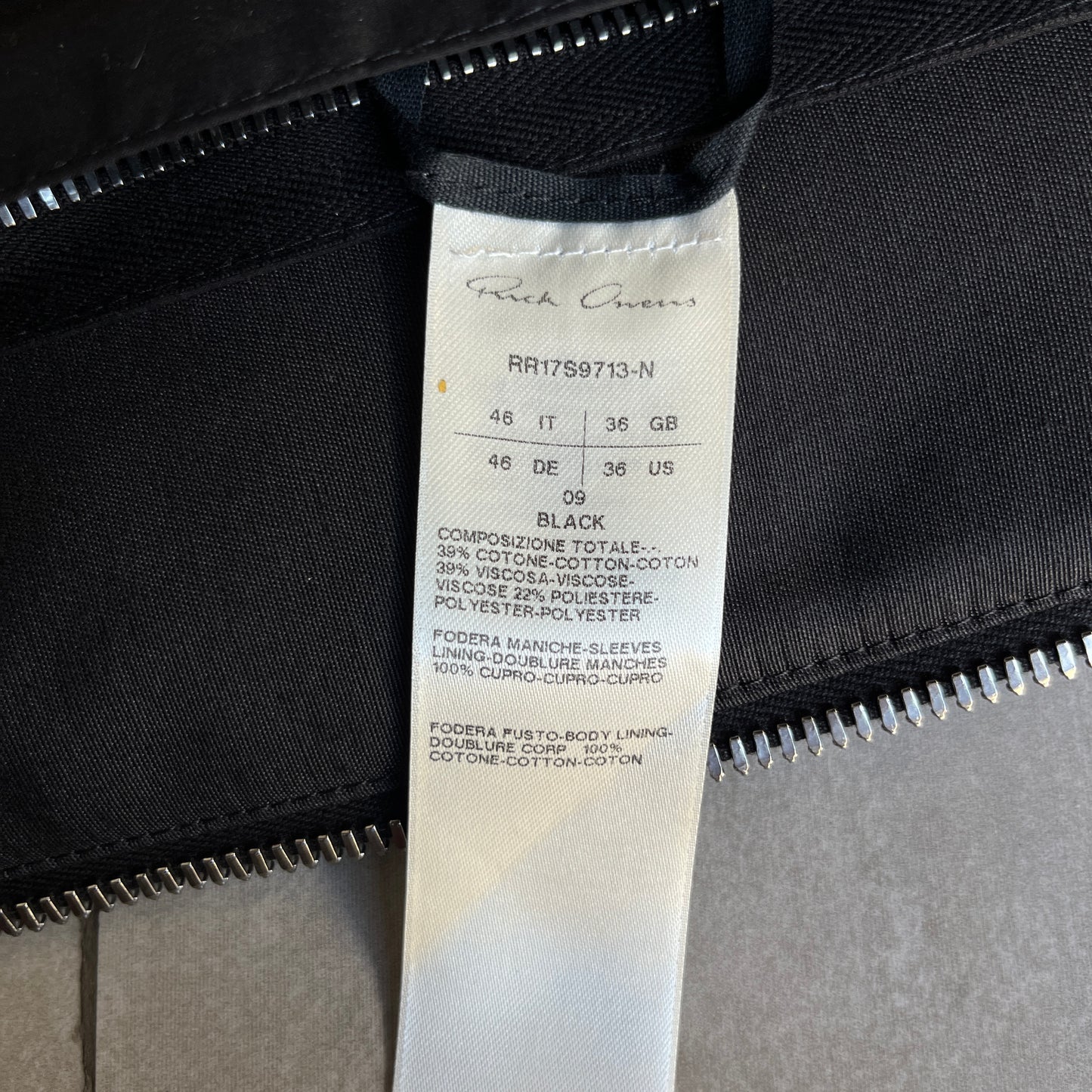 Chaqueta Rick Owen’s