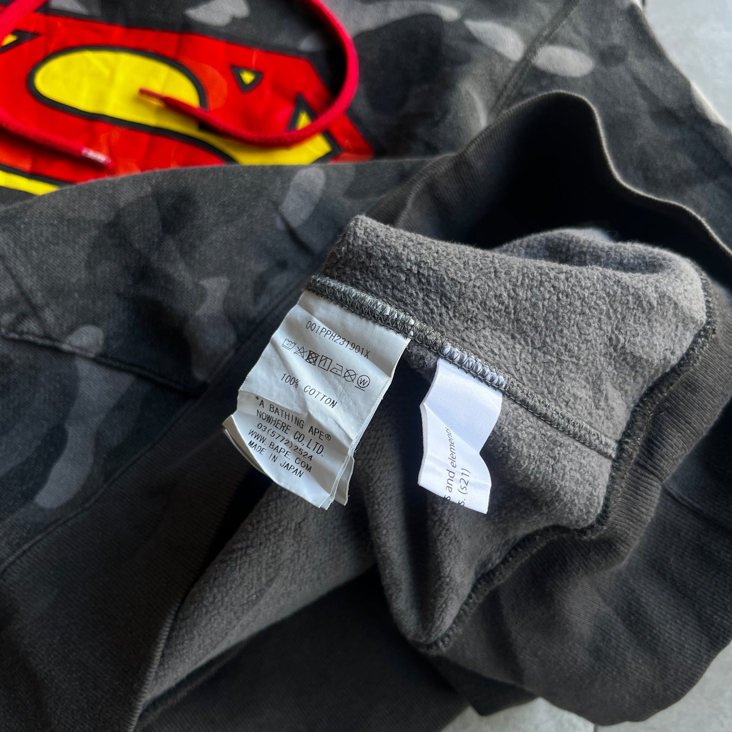 Poleron Bape x Supermán